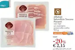 Conad Affettati Salumificio Toscano Piacenti offerta