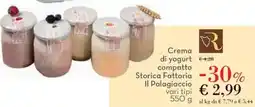 Conad Crema di yogurt compatto Storica Fattoria Il Palagiaccio offerta