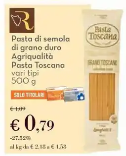 Conad Pasta di semola di grano duro agriqualità pasta toscana offerta