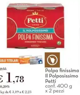 Conad Polpa finissima Il Polposissimo Petti conf. pezzi offerta