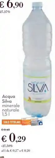 Conad Acqua Silva minerale naturale offerta