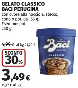 Coop Gelato classico BACI PERUGINA offerta