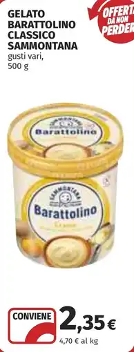 Coop Gelato barattolino classico SAMMONTANA offerta