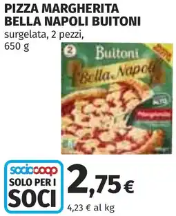 Coop Pizza margherita bella napoli BUITONI offerta