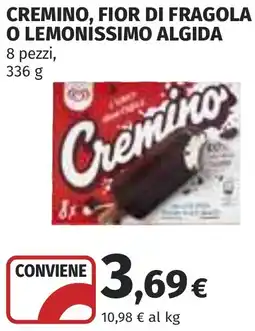 Coop Cremino, fior di fragola o lemonissimo ALGIDA offerta