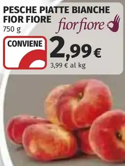 Coop Pesche piatte bianche FIOR FIORE offerta