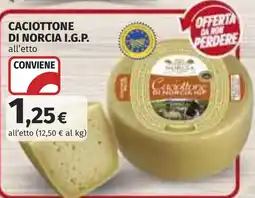 Coop Caciottone di norcia i.g.p. offerta