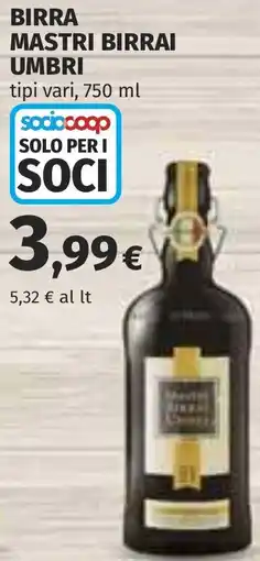 Coop Birra MASTRI BIRRAI UMBRI offerta