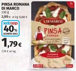 Coop Pinsa romana DI MARCO offerta