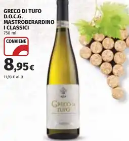 Coop Greco di tufo d.o.c.g. mastroberardino i classici offerta