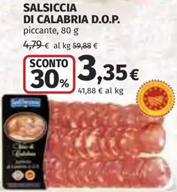 Coop Salsiccia di calabria d.o.p. offerta