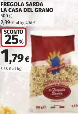 Coop Fregola sarda la casa del grano offerta