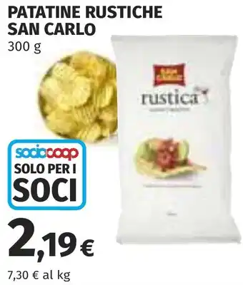 Coop Patatine rustiche SAN CARLO offerta