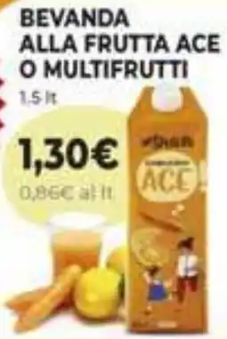Coop Bevanda alla frutta ace o multifrutti offerta