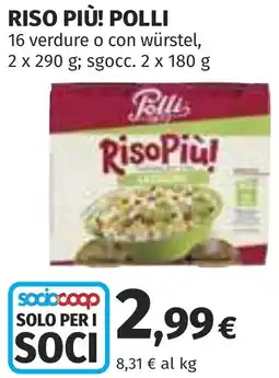 Coop Riso più! POLLI offerta