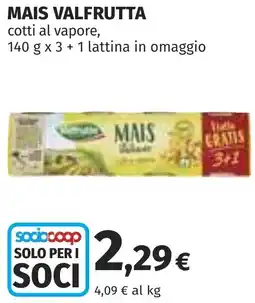Coop Mais VALFRUTTA offerta