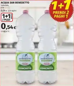 Coop Acqua SAN BENEDETTO offerta