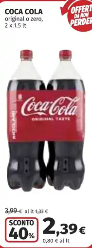 Coop Coca cola offerta
