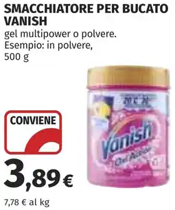 Coop Smacchiatore per bucato VANISH offerta