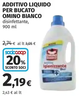 Coop Additivo liquido per bucato OMINO BIANCO offerta