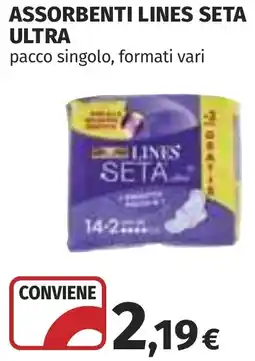 Coop Assorbenti LINES SETA ULTRA offerta