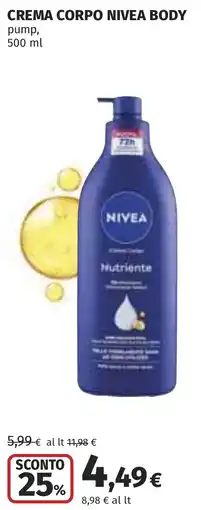 Coop Crema corpo NIVEA BODY offerta