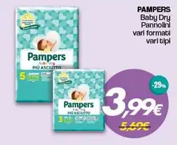 Franzy's PAMPERS Baby Dry Pannolini offerta
