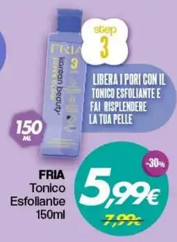 Franzy's FRIA Tonico Esfoliante offerta