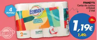 FRANZY'S Carta da cucina