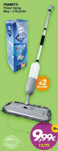 Franzy's FRANZY'S Power Spray Mop + 2 Ricambi offerta