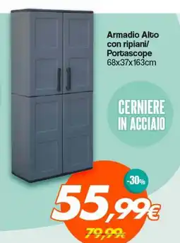 Franzy's Armadio Alto con ripiani/ Portascope offerta