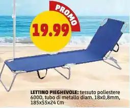 PENNY Lettino pieghevole offerta