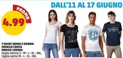 PENNY T-shirt uomo e donna manica corta ENRICO COVERI offerta