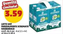 PENNY Latte uht parzialmente scremato GRANAROLO offerta