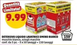 PENNY Detersivo liquido lavatrice OMINO BIANCO offerta