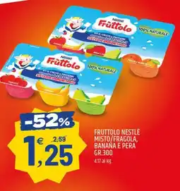 Ard Discount Fruttolo nestlé misto/fragola, banana e pera offerta