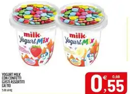 Ard Discount Yogurt milk con confetti offerta