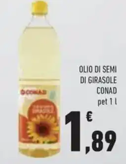 Conad Olio di semi di girasole CONAD offerta