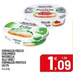 Ard Discount Formaggio fresco spalmabile naturella alle erbe formaggio proteico offerta