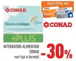 Conad Integratori alimentari CONAD offerta