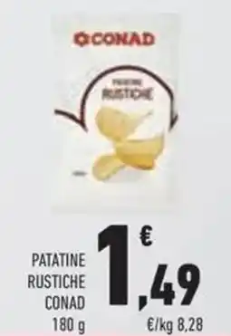 Conad Patatine rustiche CONAD offerta