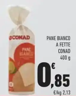 Conad Pane bianco a fette CONAD offerta