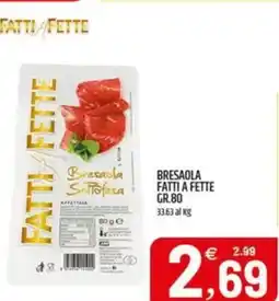Ard Discount Bresaola FATTI A FETTE offerta