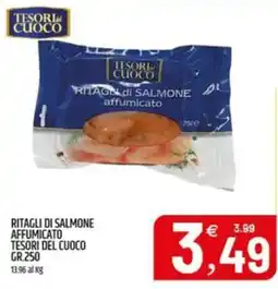 Ard Discount Ritagli di salmone affumicato TESORI DEL CUOCO offerta