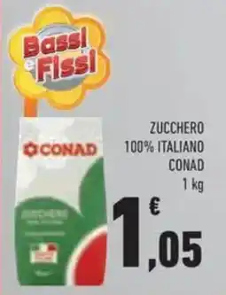 Conad Zucchero 100% italiano CONAD offerta