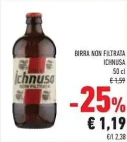 Conad Birra non filtrata ICHNUSA offerta