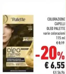 Conad Colorazione capelli oleo PALETTE offerta