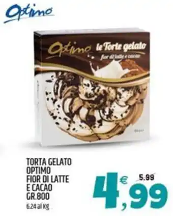 Ard Discount Torta gelato optimo fior di latte e cacao offerta