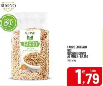 Ard Discount Farro soffiato bio buono e gusto al miele offerta