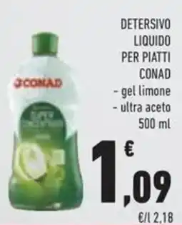 Conad Detersivo liquido per piatti CONAD offerta